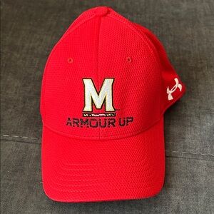 Under Armour Maryland Bold Red Mesh Cap
